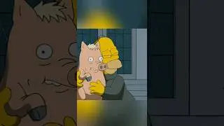 Homer's friend spider pig #simpsons #shorts