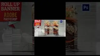 Create Sushi food flyer design in Photoshop #shorts