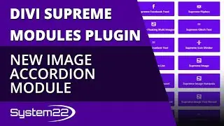Divi Supreme Modules New Image Accordion Module 👍