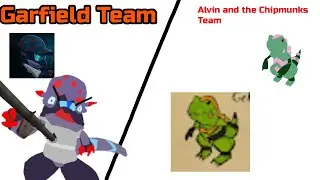 Kyogos Garfield Team Vs Geklows Chipmunks Team - Loomian Legacy PvP