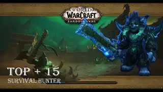 Survival Hunter 217 ilvl | TOP +15 | WoW Shadowlands M+ Dungeon