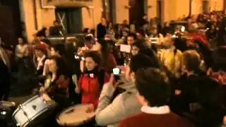 Street party in historic Madrid for San Isidro
