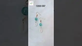Quick DIY Earrings 😉#shorts #youtubeshort #ytshorts #shortsfeed #diy #jewellerydiy #handmadeearrings