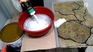 DIY-como fazer molde efeito pedra com silicone