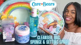 CARE BEARS X WET N WILD MINI HAUL & DEMO | MAKEUP BAG, CLEANSING BALM, SETTING SPRAY, SPONGE
