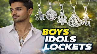 Boys Special Idol Lockets 🔥 Trending Silver Chain Collection✨️ #silver #jewelry #viralvideo 