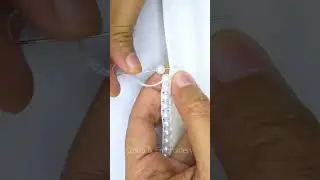 💗So elegant pearl lace borderline embroidery tutorial!👌🔥 #shorts #trending #viral #embroidery #art