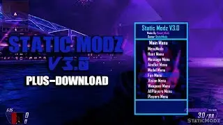 (BO2/GSCR) StaticModz V3.0 Mod Menu +Download PS3 2018