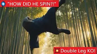 WALRUS SPIN DOUBLE LEG KICK! 🦭💥 UNBELIEVABLE POWER MOVE! 🥋🌀