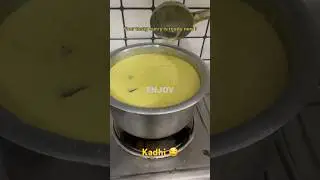 Easy Kadhi Recipe 💯made with buttermilk/mahi/chach with besan