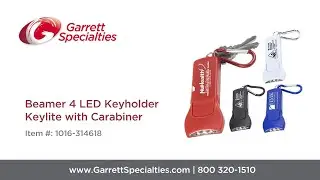Beamer 4 LED Keyholder Keylite with Carabiner