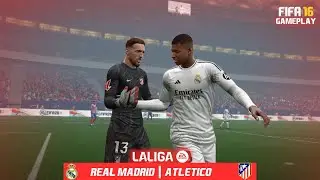 ПАТЧ FIFA 16 PC 24-25 ГЕЙМПЛЕЙ | АТЛЕТИКО МАДРИД ПРОТИВ РЕАЛ МАДРИД