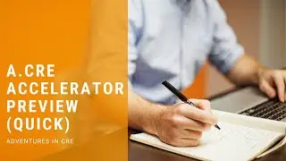 Real Estate Financial Modeling Courses - Accelerator Preview