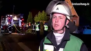 Feuer nach Explosion in Dörverden