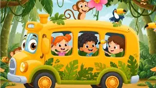 Wheels Go Round in the Jungle &ndash; Fun Rhyme!
