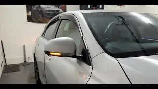 Toyota Mark X Gs GRX133 Sequential Mirror Indicator Install | 2GR-FSE