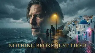 Nothing Broke, Just Tired⚡ Sad Powerful Emotional Blues Ballad | Rainy Dog Blues Radio