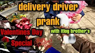 Delivery driver prank ! gone wrong? |with itlog brother's!