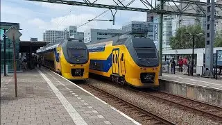 VIRM als trein 2249 Den Haag-Amsterdam aankomst Den Haag Laan van NOI, 21-05-2022