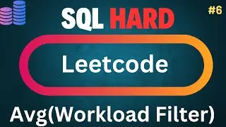 LeetCode SQL Hard 3057: Employees above Team Average Workload (Window Function) #sqlinterview