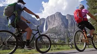 Park the car, rent a bike, and see Yosemite Valley at a more leisurely pace