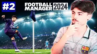 SEGUIMOS MI PRIMER MODO CARRERA! | FC Barcelona | Football Manager 24 #2