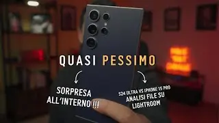 Samsung S24 Ultra - ANALISI FILE RAW SU LIGHTROOM e VS Iphone 15 Pro Max + SORPRESA