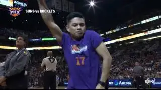 Phillip Gozum at Rockets vs Suns