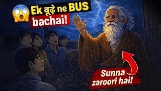 Ek बूढ़े ki baat ne BUS bachai 😱 #moralstories