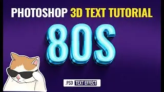 3d text writing tutorial photoshop