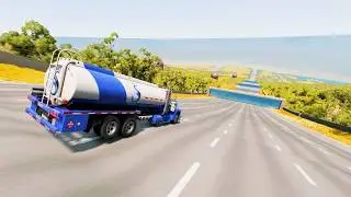 Full Throttle INSANE Long Downhill Mayhem! | BeamNG.drive Epic Crashes & Speed Test #34