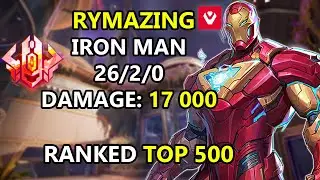 Sentinels Rymazing Iron Man (Hall Of Hadjia) RANKED TOP 500 Marvel Rivals POV