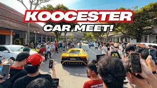 Автомобильная встреча Koocester's Car Meet привлекает множество людей на Демпси-Хилл в Сингапуре!