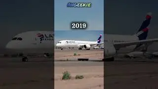 Evolution of LATAM Airlines #automobile #airplanegeek #airplane #aviation #shorts #avgeek #aeroplane