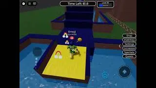 Playing ninja warrior rewind (Roblox)