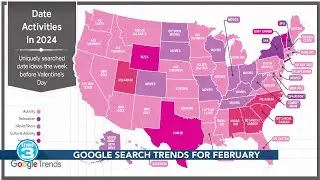 Google search trends for February