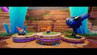 Baby Crash Winning Podium CTR Nitro-Fueled