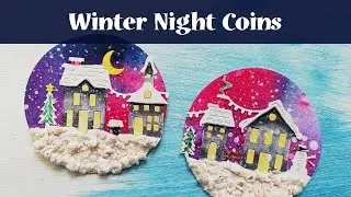 Artist Trading Coins with Brusho Background Tutorial