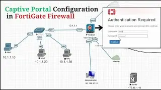 Настройка портала авторизации в FortiGate | Настройка межсетевого экрана FortiGate