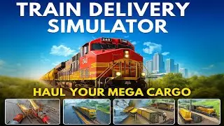 Train Delivery Simulator 🚆📦 | Relaxing Freight Train Gameplay (Android)