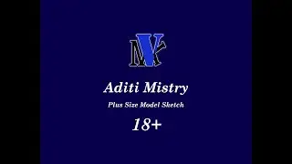 Aditi Mistry Plus Size Model Fitness Star Portrait Sketch Nude art Bold model elvish Yadav guest