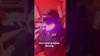 Dancing robot costume ready