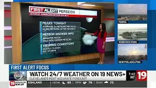 First Alert Focus: Big meteor shower