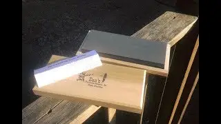 Preparing True Hard Black Arkansas Stone