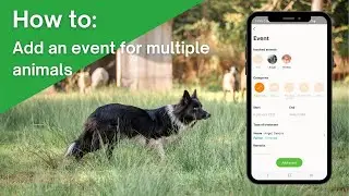 The Anymal App | How to: Add an event for multiple animals
