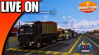 💥AO VIVO💥 SEGUNDA LIVE COM WEBCAM - DRIVERS JOBS ONLINE SIMULATOR - Jogando com inscritos