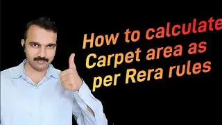 How to calculate Carpet area as per Rera rules