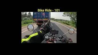 Bike Riding Tips 101 | Heavy vehicle Overtaking | KunalTravelVlog |#overtake #bikelover #travelvlog