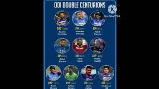 Since Sachin Tendulkar 200* in ODIs,seven other batsmen have struck double centuries in ODI cricket