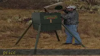 Stand and Fill Wildlife & Deer Feeder w/ 4-Foot Stand and Fill Legs - 300 lb. Corn Capacity - Model